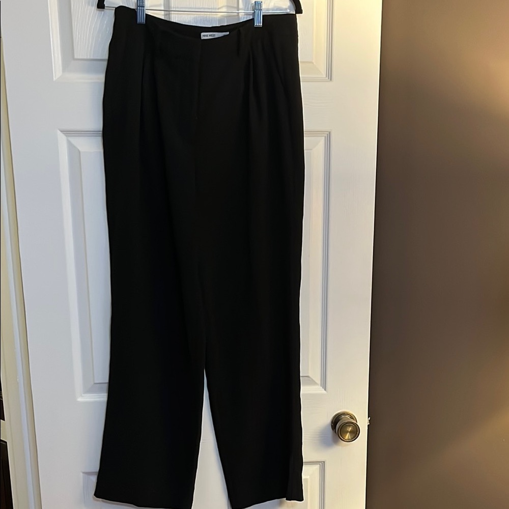 Nine West Wide Leg Black Trousers